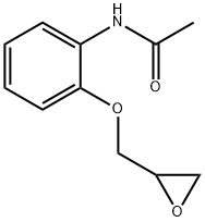 N-{2-[(OXIRAN-2-YL)METHOXY]PHENYL}ACETAMIDE, 57682-11-8, 结构式