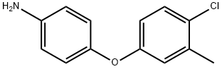 p-(4-Chloro-m-tolyloxy)aniline Struktur