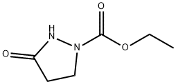 1-Pyrazolidinecarboxylic  acid,  3-oxo-,  ethyl  ester Structure