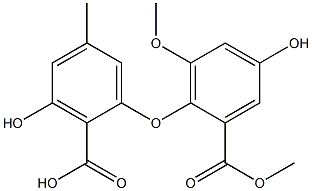 asterric acid Struktur