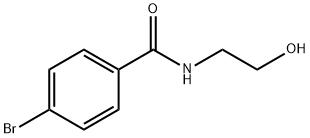 4-溴-N-(2-羟乙基)苯甲酰胺,57728-67-3,结构式