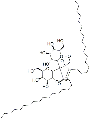 1,2-distearoyldigalactosylglyceride 化学構造式