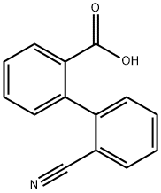 2-氰基-1,1-联苯-2-羧酸 结构式