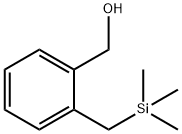 2-[(Trimethylsilyl)methyl]benzenemethanol Structure