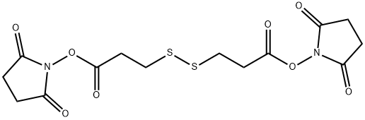 3,3'-二硫代二丙酸 二(N-羟基丁二酰亚胺酯),57757-57-0,结构式