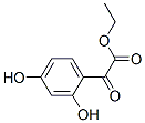 2,4-ジヒドロキシ-α-オキソベンゼン酢酸エチル 化学構造式