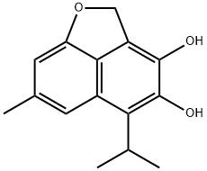5-Isopropyl-7-methyl-2H-naphtho[1,8-bc]furan-3,4-diol Structure