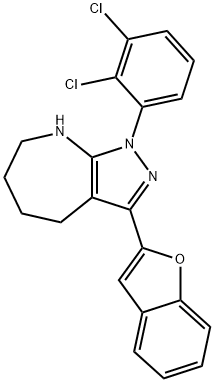 Pyrazolo[3,4-b]azepine, 3-(2-benzofuranyl)-1-(2,3-dichlorophenyl)-1,4,5,6,7,8-hexahydro- (9CI)|