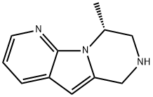 Pyrido[3,2:4,5]pyrrolo[1,2-a]pyrazine, 6,7,8,9-tetrahydro-9-methyl-, (9R)- (9CI) 化学構造式