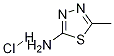 5-Methyl-1,3,4-thiadiazol-2-aMine hydrochloride Struktur