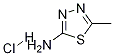 5-Methyl-1,3,4-thiadiazol-2-aMine hydrochloride,57772-19-7,结构式