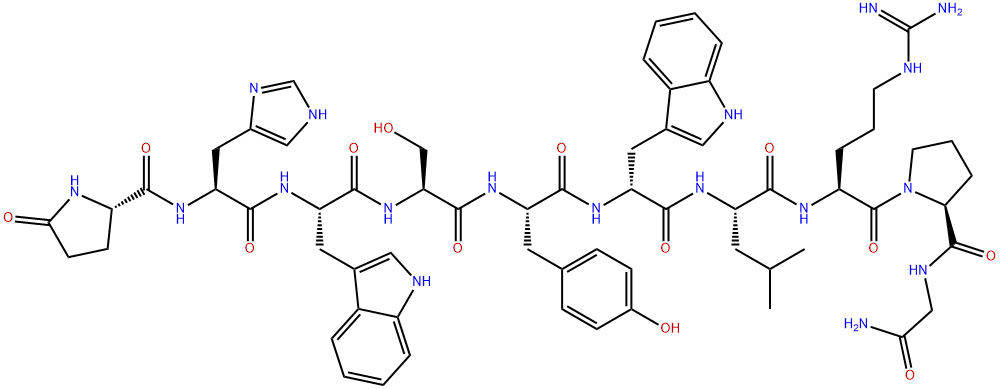 曲普瑞林,57773-63-4,结构式
