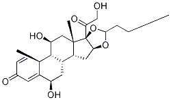 6α-Hydroxy Budesonide Structure