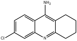 9-AMINO-6-CHLORO-1,2,3,4-TETRAHYDRO-ACRIDINE 化学構造式