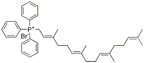 Triphenyl[(2E,6E,10E)-3,7,11,15-tetraMethyl-2,6,10,14-hexadecatetraenyl]phosphoniuM BroMide Structure