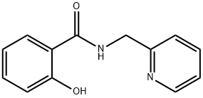 N-(2-ピリジルメチル)サリチルアミド 化学構造式