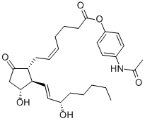 9-OXO-11ALPHA,15S-DIHYDROXY-PROSTA-5Z,13E-DIEN-1-OICACID,(4-ACETYLAMINO)페닐에스테르