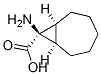 Bicyclo[5.1.0]octane-8-carboxylic acid, 8-amino-, (1alpha,7alpha,8alpha)- (9CI) Struktur