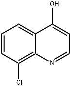8クロロ4ヒドロキシキノリン 化学構造式