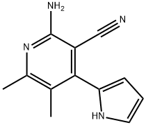 3-Pyridinecarbonitrile,2-amino-5,6-dimethyl-4-(1H-pyrrol-2-yl)-(9CI)|