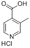 3-甲基异烟酸盐酸盐 结构式