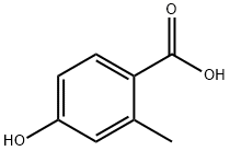 4-羟基-2-甲基苯甲酸,578-39-2,结构式