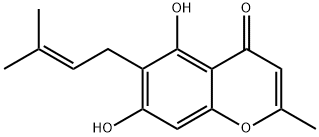 5,7-Dihydroxy-2-methyl-6-(3-methyl-2-butenyl)-4H-1-benzopyran-4-one|