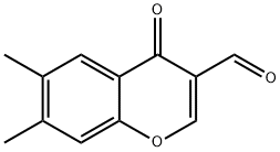 6,7-DIMETHYL-4-OXO-4H-CHROMENE-3-CARBALDEHYDE Structure