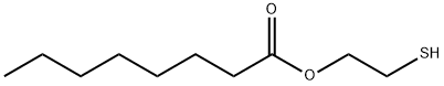 辛酸-2-巯基乙酯, 57813-59-9, 结构式