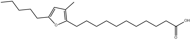 3-Methyl-5-pentyl-2-furanundecanoic Acid Struktur