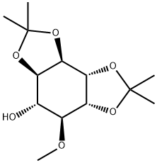 1,2:5,6-ジ-O-イソプロピリデン-D-CHIRO-イノシトール 化学構造式