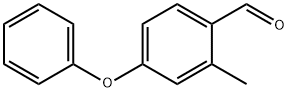2-メチル-4-フェノキシベンズアルデヒド 化学構造式