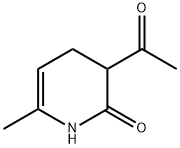 2(1H)-Pyridinone, 3-acetyl-3,4-dihydro-6-methyl- (9CI) 化学構造式