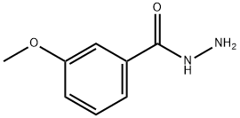 m-アニス酸 ヒドラジド 化学構造式