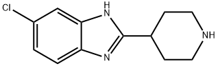 6-氯-2-(哌啶-4-基)-1H-苯并[D]咪唑, 578709-06-5, 结构式