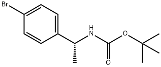 [(1R)-1-(4-溴苯基)乙基]氨基甲酸叔丁酯,578729-21-2,结构式