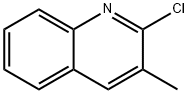2-クロロ-3-メチルキノリン 化学構造式