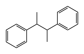 2,3-ジフェニルブタン 化学構造式