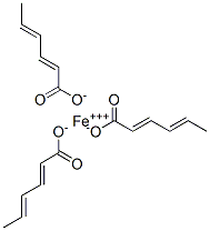 iron(3+) (E,E)-hexa-2,4-dienoate 结构式