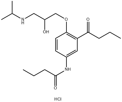 醋丁洛尔杂质K,57898-71-2,结构式