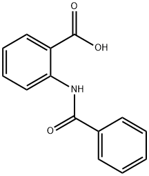 2-(ベンゾイルアミノ)安息香酸 化学構造式