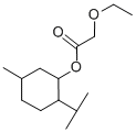 エトキシ酢酸p-メンタ-3-イル 化学構造式