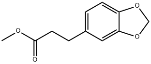 1,3-Benzodioxole-5-propanoic acid, methyl ester Struktur