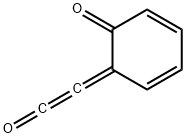 2,4-Cyclohexadien-1-one, 6-(oxoethenylidene)- (9CI) 化学構造式