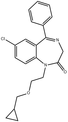 伊氯西泮,57916-70-8,结构式