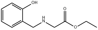 N-(2-ヒドロキシフェニルメチル)グリシンエチル 化学構造式