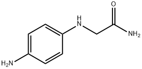 2-[(4-aminophenyl)amino]acetamide 化学構造式