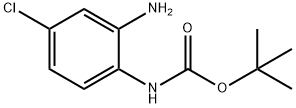 (2-氨基-4-氯苯基)氨基甲酸叔丁酯, 579474-49-0, 结构式