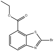 2-溴苯并[D]噻唑-7-甲酸乙酯, 579525-09-0, 结构式