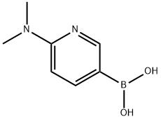 2-(二甲基氨基)吡啶-5-硼酸一水合物,579525-46-5,结构式